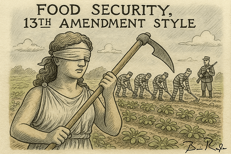 When “Except” Becomes the Rule: Prison Labor, Food Security, and the 13th Amendment’s Shadow